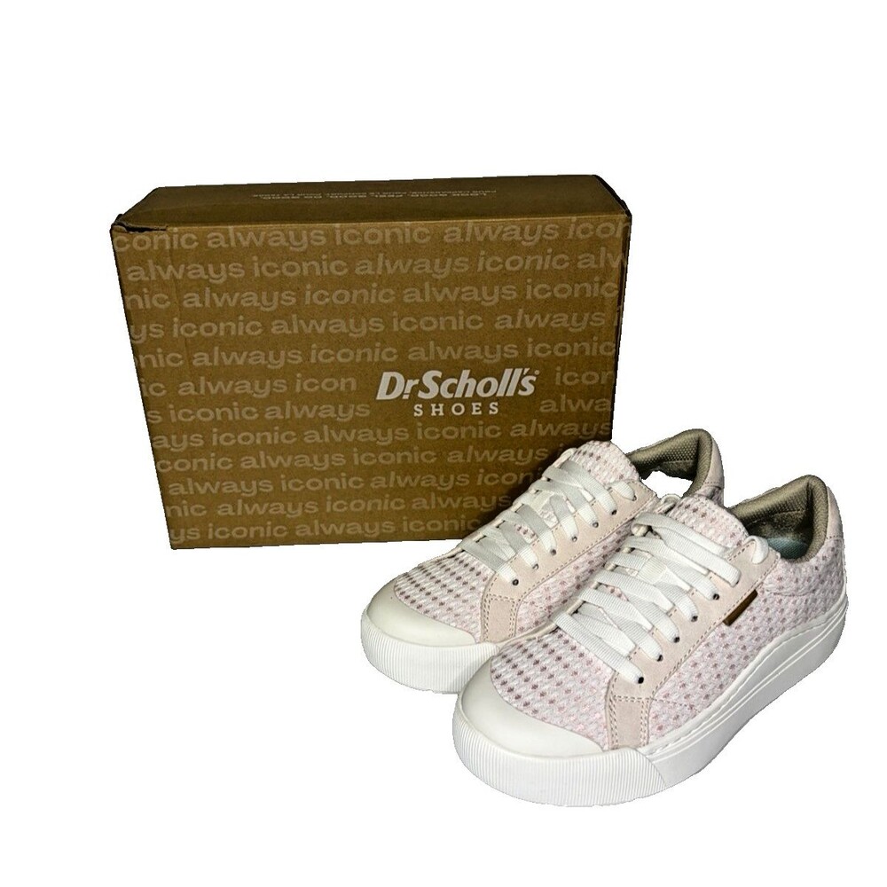 Dr. Scholl'sTime Off Knit Petal Pink Crochet Knit Women’s Size 6.5 M New in Box